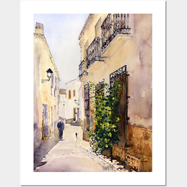 A Street in Ohanes, La Alpujarra, Almeria. Wall Art by margaretmerry